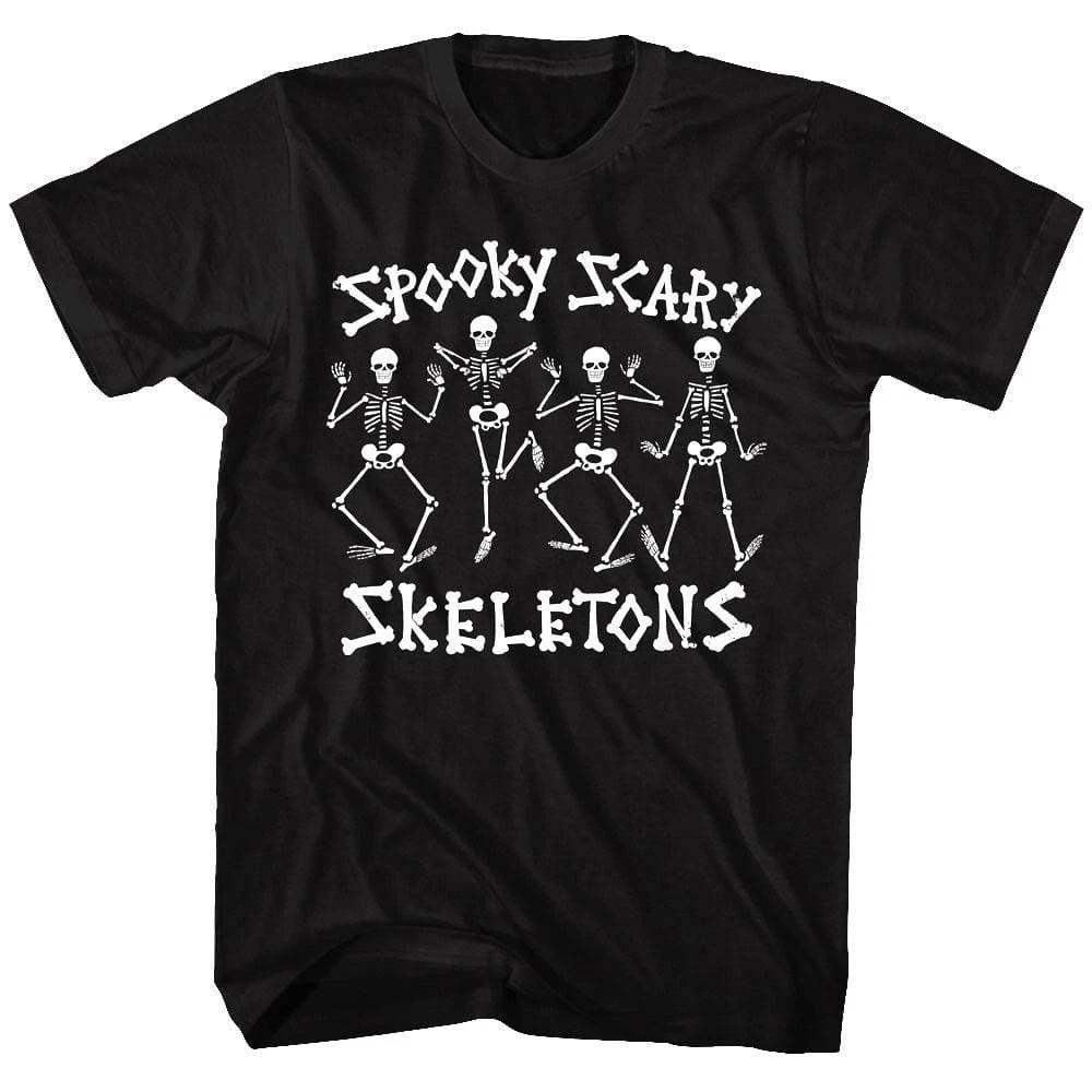Spooky Scary Skeletons Dance Skills Men s T Shirt M