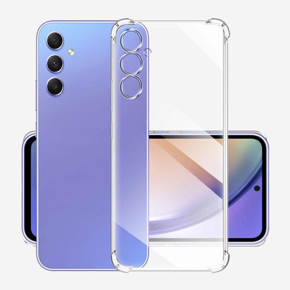 Shockproof Clear Silicone Case For Samsung Galaxy A15 A25 A35 A55 A05 A05S A14 A24 A34 A54 A12 A22 A32 A13 A23 A33 A53 A73 Cover