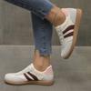 Women's Casual Flat Bottom Sports Shoes Color Block Retro INS Summer New Style Polyurethane Upgraded Version Rubber Sole