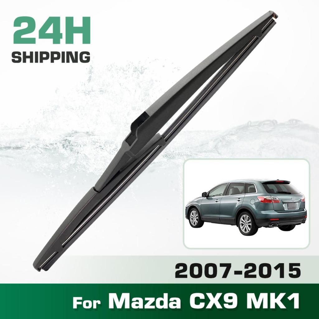 Rear Windshield Wipers Blades,Premium All-Season Wiper blades Replacement For Mazda CX9 MK1 2007-2015,Natural Rubber Bayonet,Easy to Install 14″