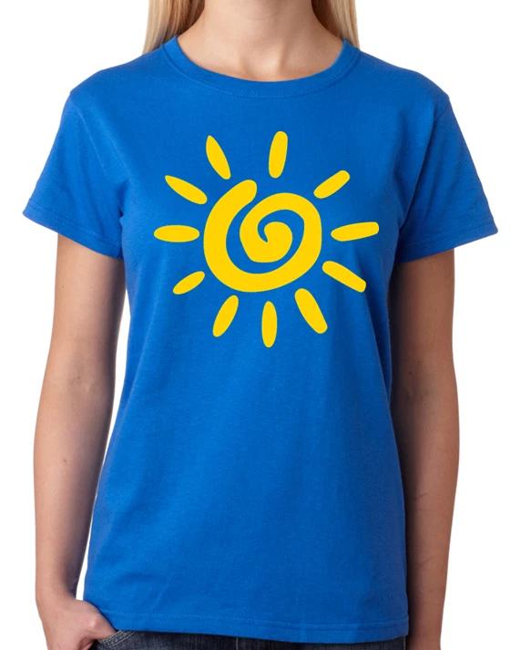 Summer T-Shirt Womens Tee The Sun Sunshine Ladies T-Shirt XXXL