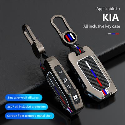 Car Key Case Cover Key Bag Shell Fob For Kia Sportage Kia Ray Sorento Soul Telluride Cerato K5 K8 Car Accesories