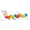 Montessori Holzspielzeug KTV Erwachsene Entzückende Raupenpuppe Helle Farbe Kinder Lernspielzeug für Jungen Mädchen Geschenke