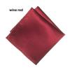 2PCS Men's Pocket Square Classical Rayon Handkerchief For Business Meeting Formal Occasion Solid Color Banquet Kerchief