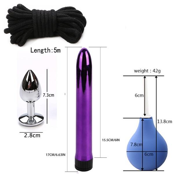 19PCS Set Bundled Binding Kit Erotic Restraint Set Bondage Bdsm Kit for