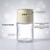 Kitchen Double Diameter Glass Salt Bottle Sealed Seasoning Shaker Cumin Pepper Jar Seasoning Box Salt and Pepper Vinajeras