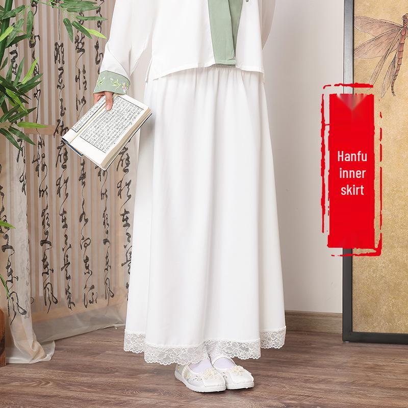 Elegant Anti-Static Chiffon Hanfu Petticoat Skirt Lining
