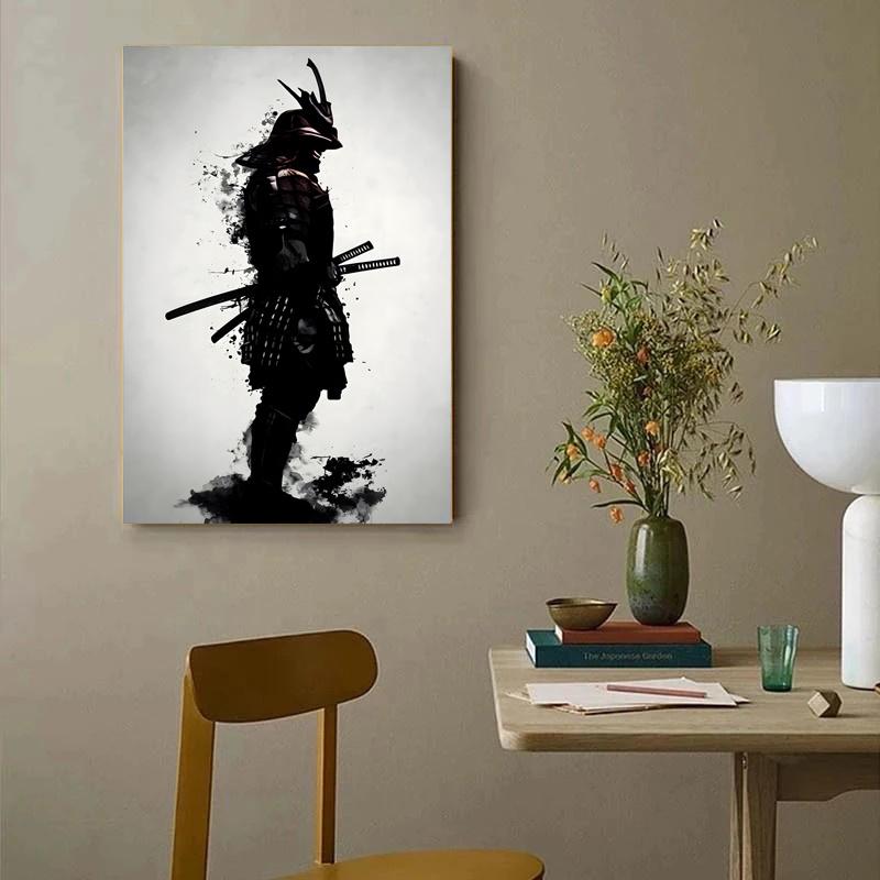 with Frame Artistic Canvas Poster Japanese Picture Prints Canvas Wall Art Artwork Wall Painting For Gift Bedroom Living Room Wall Decoration