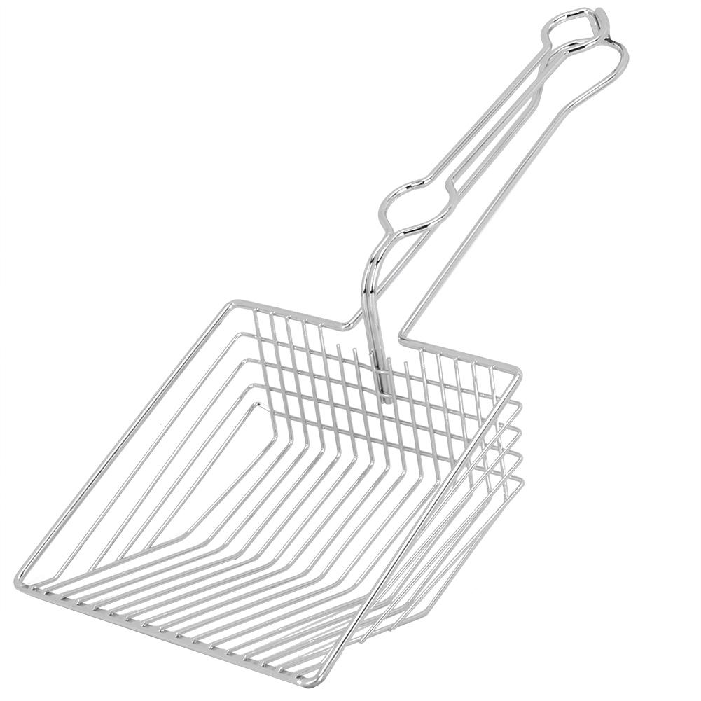 Metal Kedi Kumu Küreği Poop Pet Kum Küreği Temizlik Aleti Delikli Tasarım