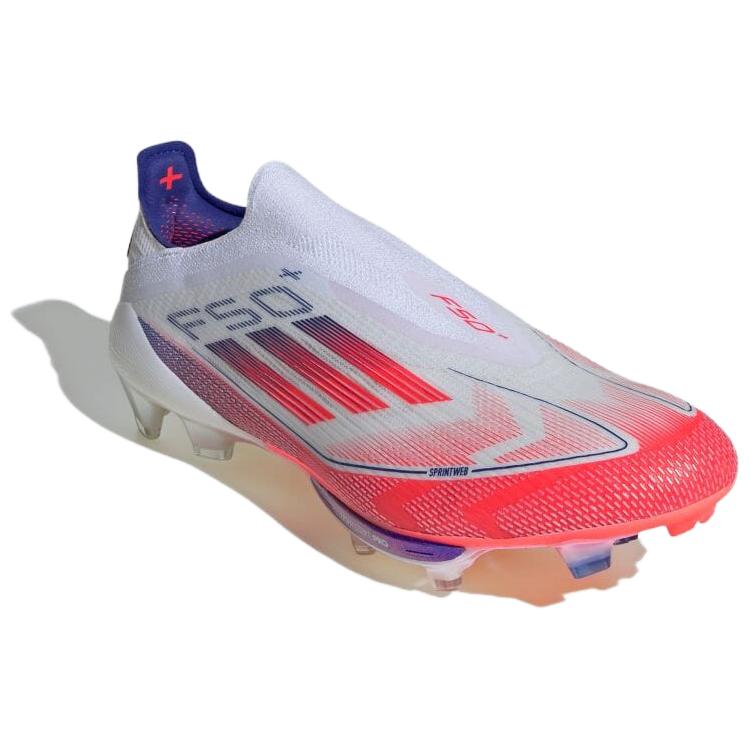 New Adidas F50+ Elite Laceless Fg Cloud White Solar Red IF1276