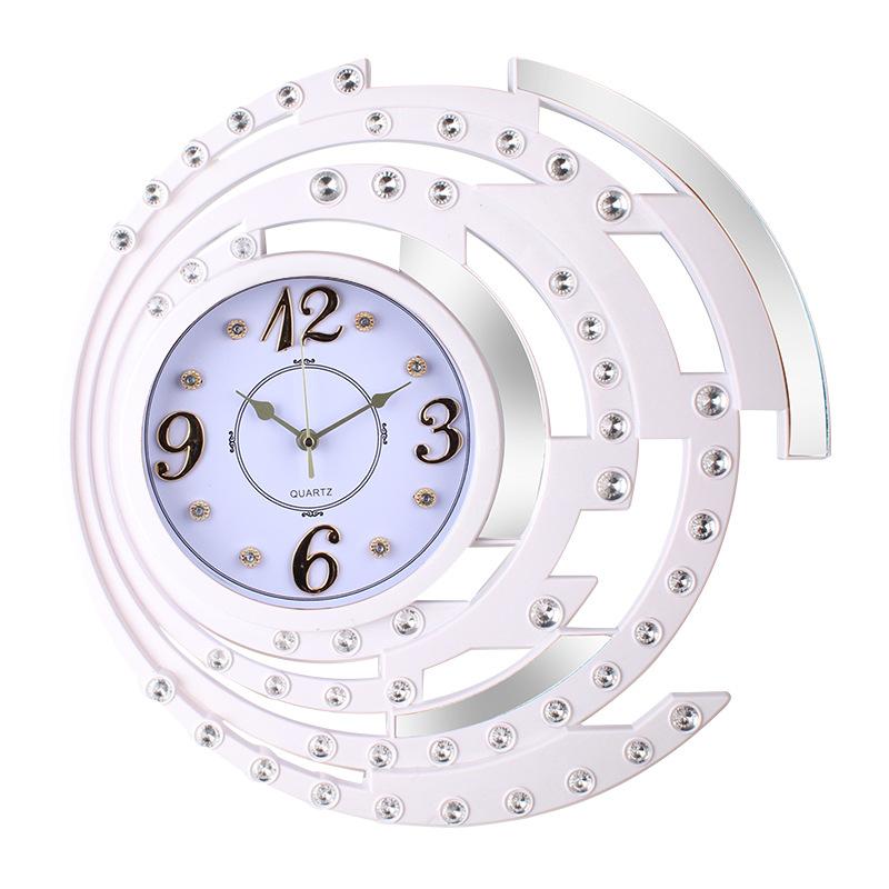 Retro Home Decoration Wall Clock Frame Digital Three-dimensional Design Precise Scanning Quartz Clock Hollow Exquisite Clock