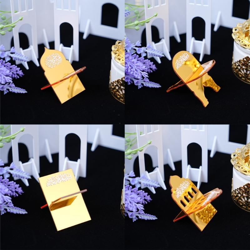 Elegant Acrylic Rack Set for Fruit Biscuit Display as Eid Decoration Eid Islamic Gift for Celebration