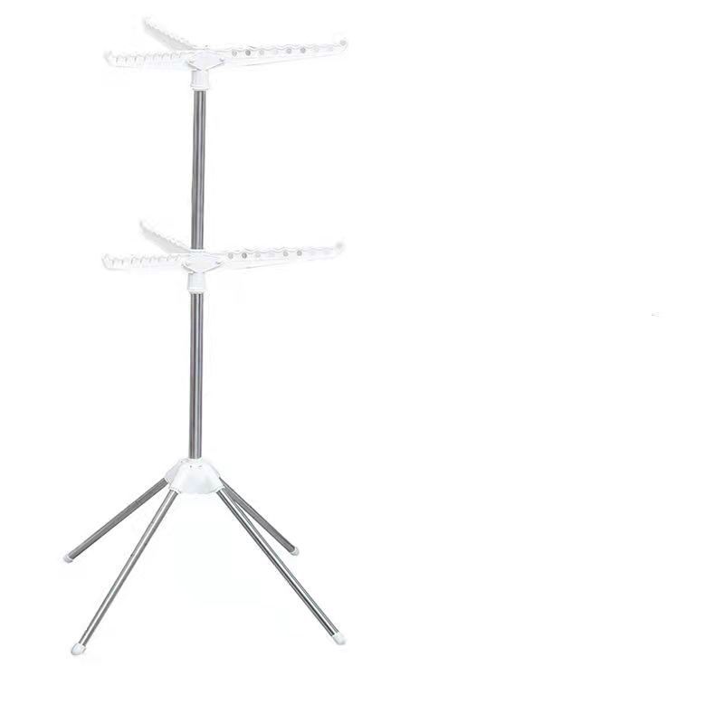 2025 Floor-to-ceiling Triangle Clothes Hanger Coat Rack Indoor Stainless Steel Household Hanger Simple Shrink Cool Clothes Rack
