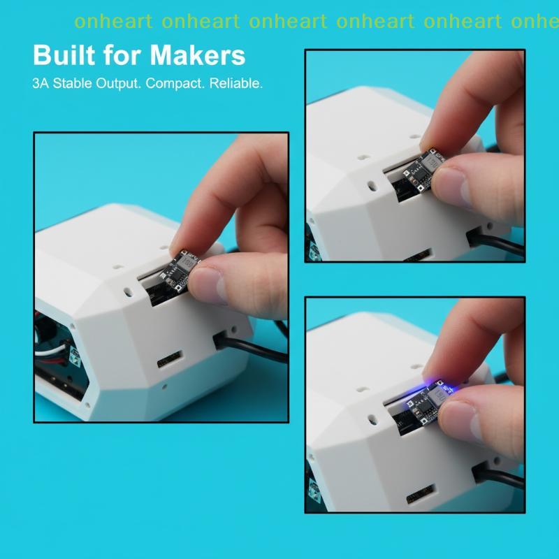[C]Mini 3A DC-DC Adjustable Step Down Converter Module 5-30V To 3.3V 5V 12V Perfect for Automotive and Industrial Applications