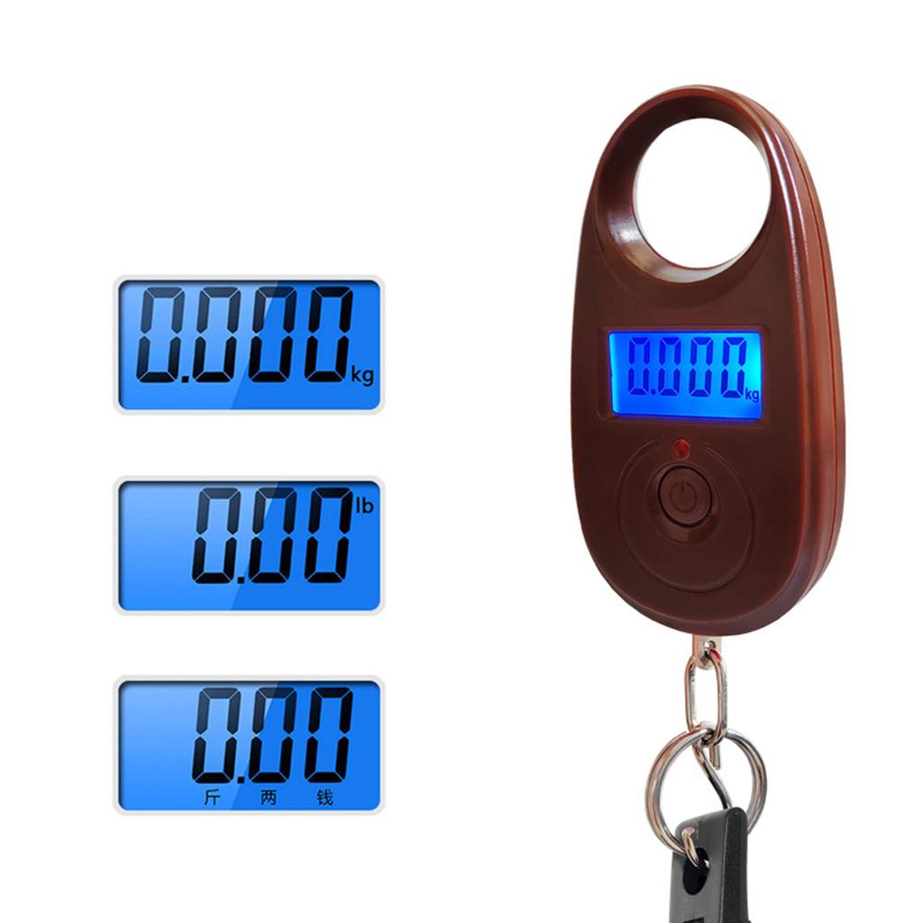 Fishes Lip Gripper with Mini Digital Electronic Scales Pocket Hangings Fishing Scales Fisherman Tournament Weighing Device