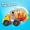 Mega Bloks CAT Cement Mixer Truck (9 Pieces) for Ages 1 and Up (GFG11)
