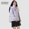 SNOWFLYING Women's Thickened Hooded Short Down Jacket