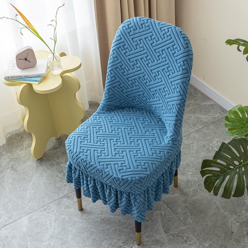 

Универсальный большой изогнутый чехол для стула, сиденья, обеденного стола, чехла для спинки, чехла для табурета, интегрированного домашнего хозяйства 40CM