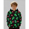 Boys Stylish Green Hoodie