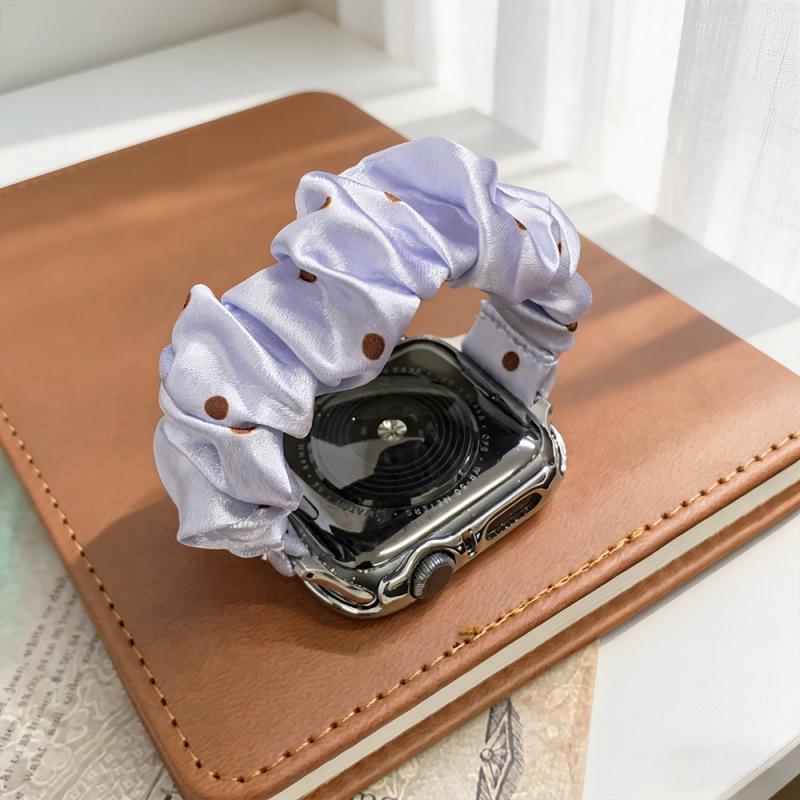 Huawei & Xiaomi Elastic Polka Dot Hair Ties Compatible with Apple Watch Bands