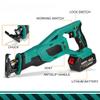 Green Cordless Reciprocating Sawmachine Portable Replacement Electric Saw Metal Wood Cutting Machine Power Tool for 18V Battery 688VF