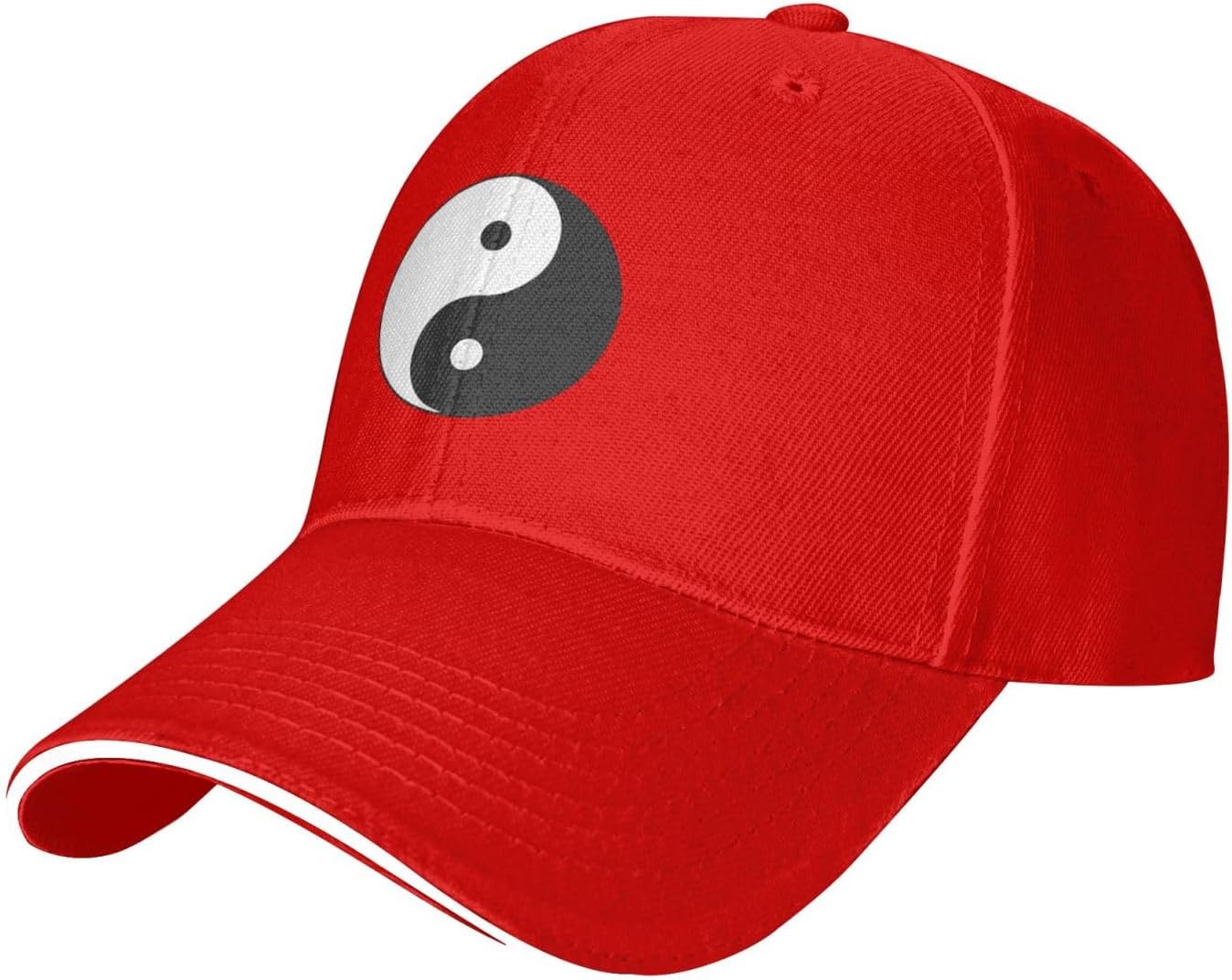 Yin Yang Symbol Baseball Cap Polyester Adult Unisex Outdoor Golf Adjustable Hat One Size