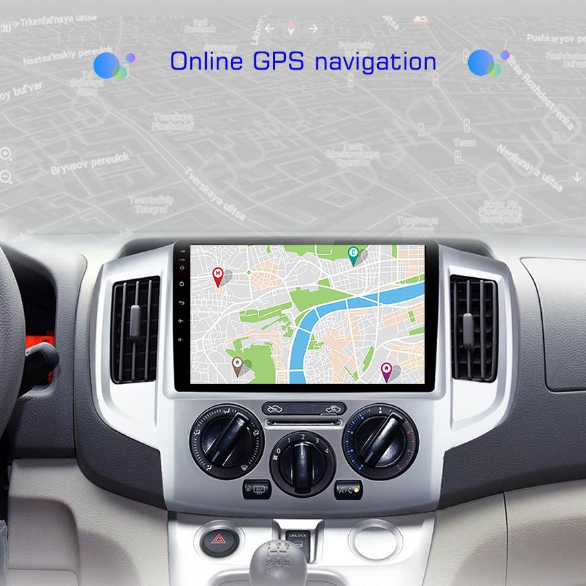 2din Android10 Car Radio Multimedia Player Carplay Auto GPS Navigation DSP BT RDS For Nissan NV200 2009 2010 2011 2012 2013-2016