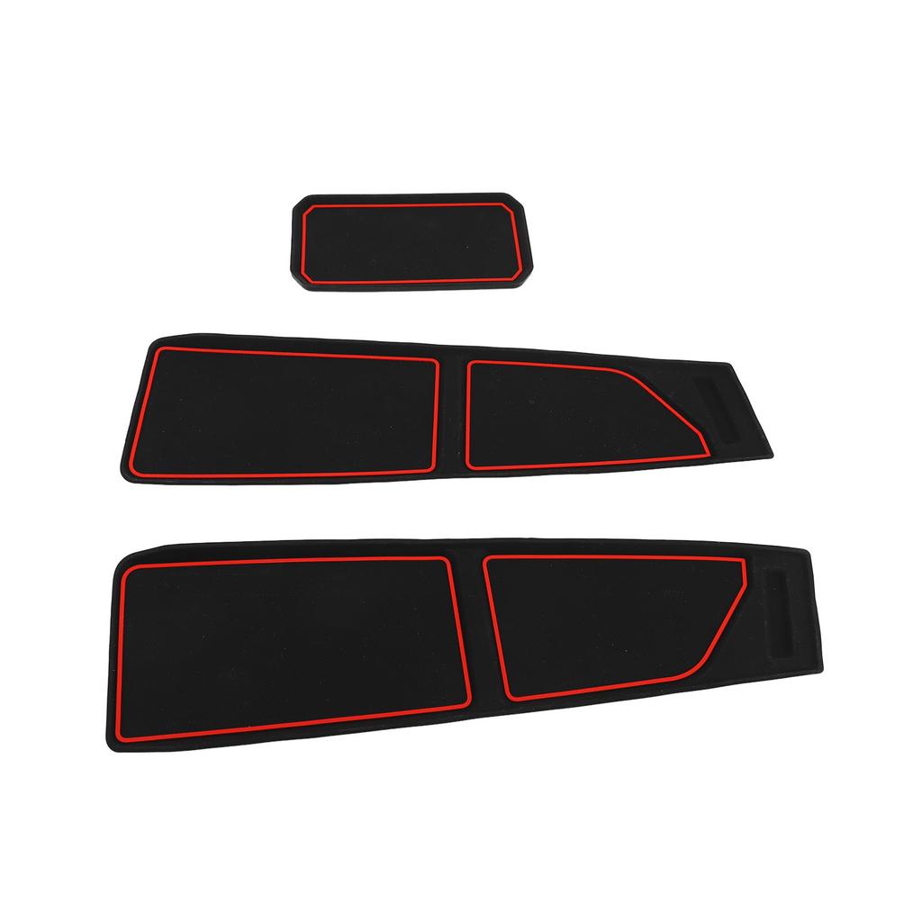 3 pièces   Plateau de couverture Silicone Antidérapant  plaque Compartiments Tapis Intérieur   Tapis de Protection pour   2021 à 2024