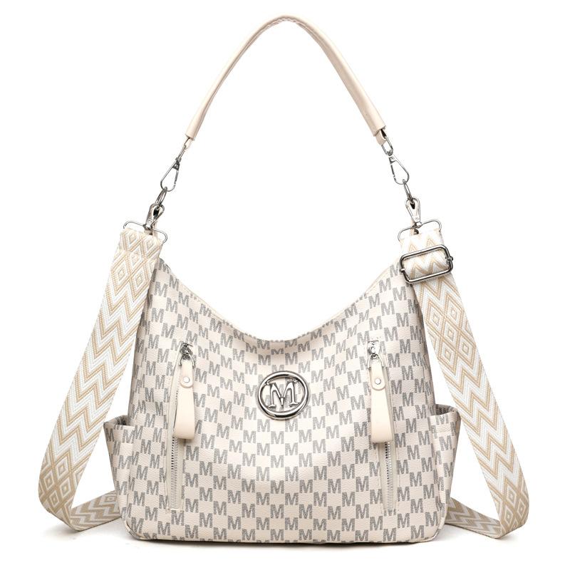 New Large-capacity Tote Bag Fashionable Retro Simple Printed Shoulder Messenger Bag Casual Bag