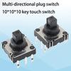 Compact Reset Button Tactile Switches DIP 5 Five Way Switches Touch Reset Key for Multifunction Control Easy To Install