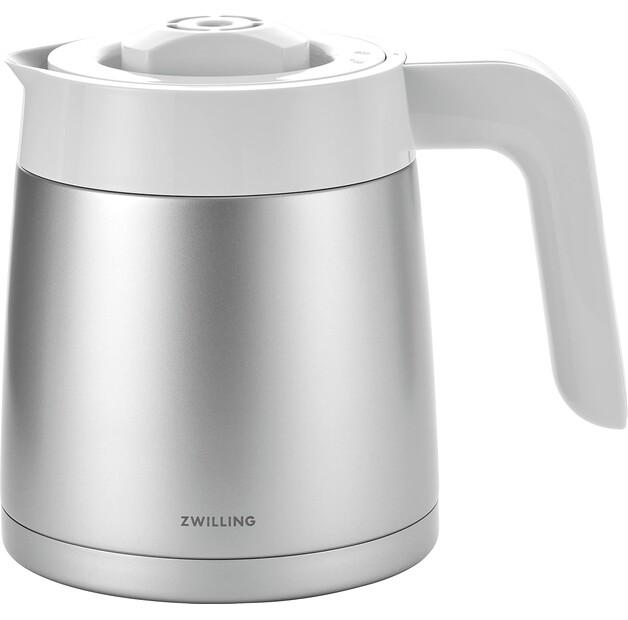 Кофеварка Zwilling Enfinigy 1,25 л серебристый/белый (1022565)