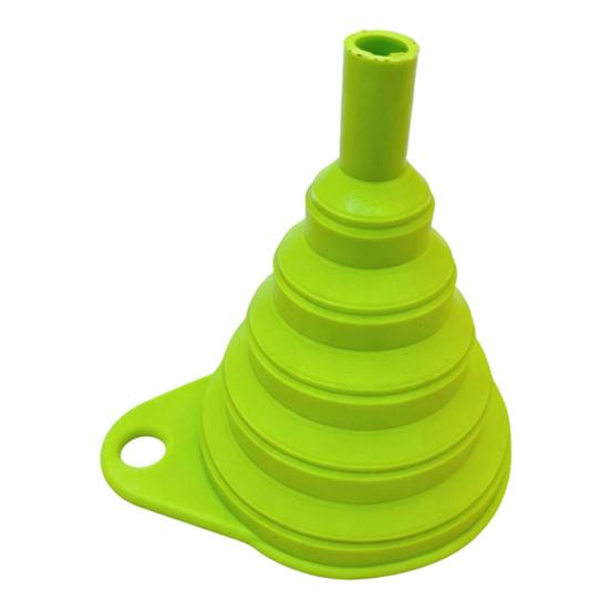 

Kitchen Funnel Food-Grade Silicone Foldable Funnel Easy to Clean Collapsible Kitchen Funnel Bottles Vials Perfume Container