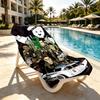 Ghostbusters Print Beach Towel Design, Soft, Lightweight. for Home Bathroom, Spa, Pool, Yoga, Surfing, Camping, Gift for Family, Friend