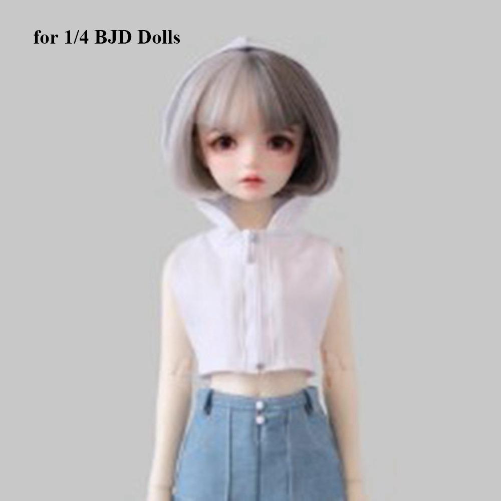 

Милі міні-блискавки з капюшоном жилет повсякденний одяг лялька принцеса одяг для 1/4 1/6 BJD лялька 30/45 см 3