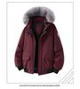 Men's & Women's High-Quality Removable Fur Collar Hooded Cotton Padded Winter Jacket