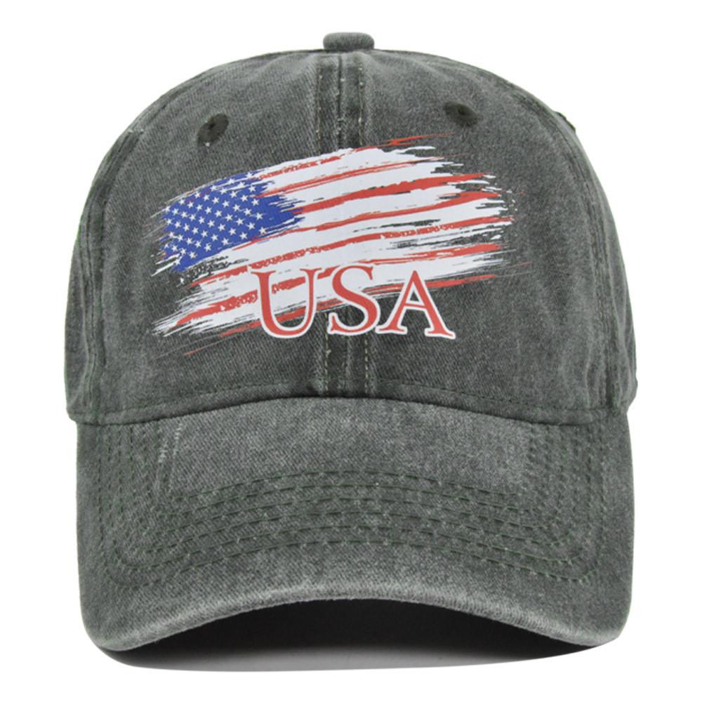 Graffiti Print Baseball Cap Vintage Curved Brim Sun Hat Adjustable Breathable Cotton Cap