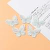 10Pcs Butterfly Appliques Exquisite Handicraft Double Layers DIY Embroidery Butterfly Patches Craft Flower Accessories