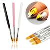 1Pcs Nail Art Brush Gel Brush For Nail Art Ombre Soft Gradient Brush For Manicure Nail Polish Drawing Painting Uv Gel Decor Pen