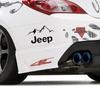 Kreativní samolepky na auto Jeep - zadní světla, zrcátka, palivová nádrž