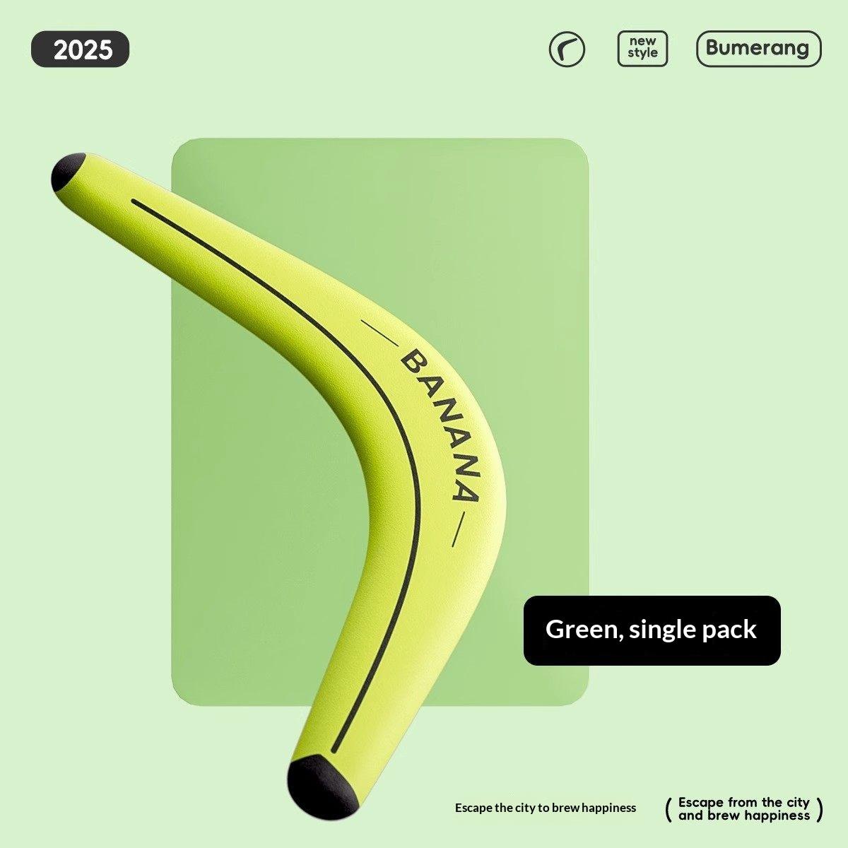 Bananás Bumeráng Puha Visszatérő Repülő Korong Kültéri Játék Szülő-Gyermek Interaktív Játék Játék Fiúknak Fűzöld Tér Tevékenység
