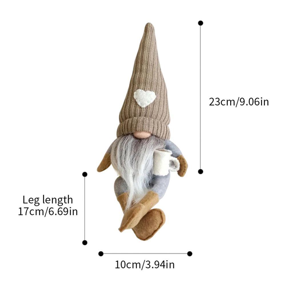 Sunflowers Gnome Bee Elf Plush Doll Faceless Nisse Swedish Dwarf Tomte Decorations Ornaments for Home Garden Decoration
