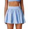Quick Drying Tennis Short Skirt, Anti Glare Base, Breathable Pocket, Fluffy Skirt, Running Sports Short Skirt For Women