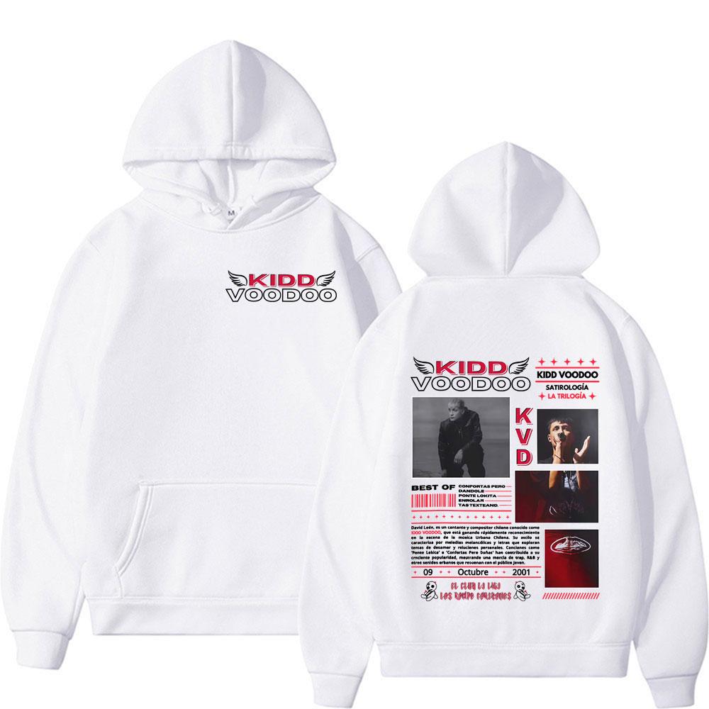 Rapper Kidd Voodoo Satirologia 2025 Tour Graphics Pullovers Men Women Fashion Vintage Oversized Sweatshirts Loose Hoodies Autumn
