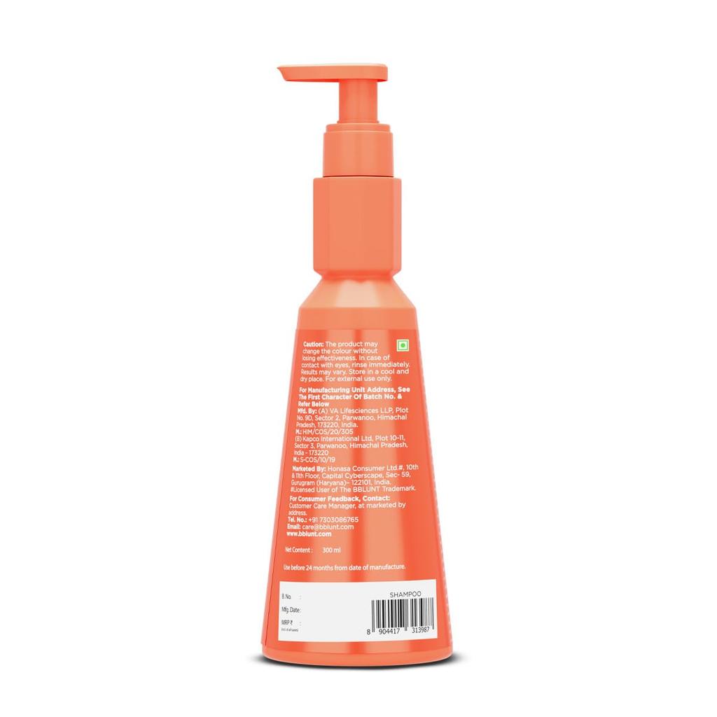 BBLUNT Shampoo Lisciante Avanzato 300ml Confezione Capelli Senza Crespo Raddrizzante Lucentezza Per Uomini e Donne