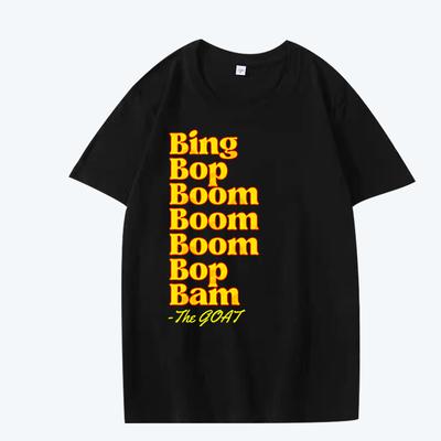 Kendrick Lamar GNX - Bing Bop Boom T Shirt Men Women Oversized 100% Cotton Short Sleeve Summer Print Unisex  Sizetops