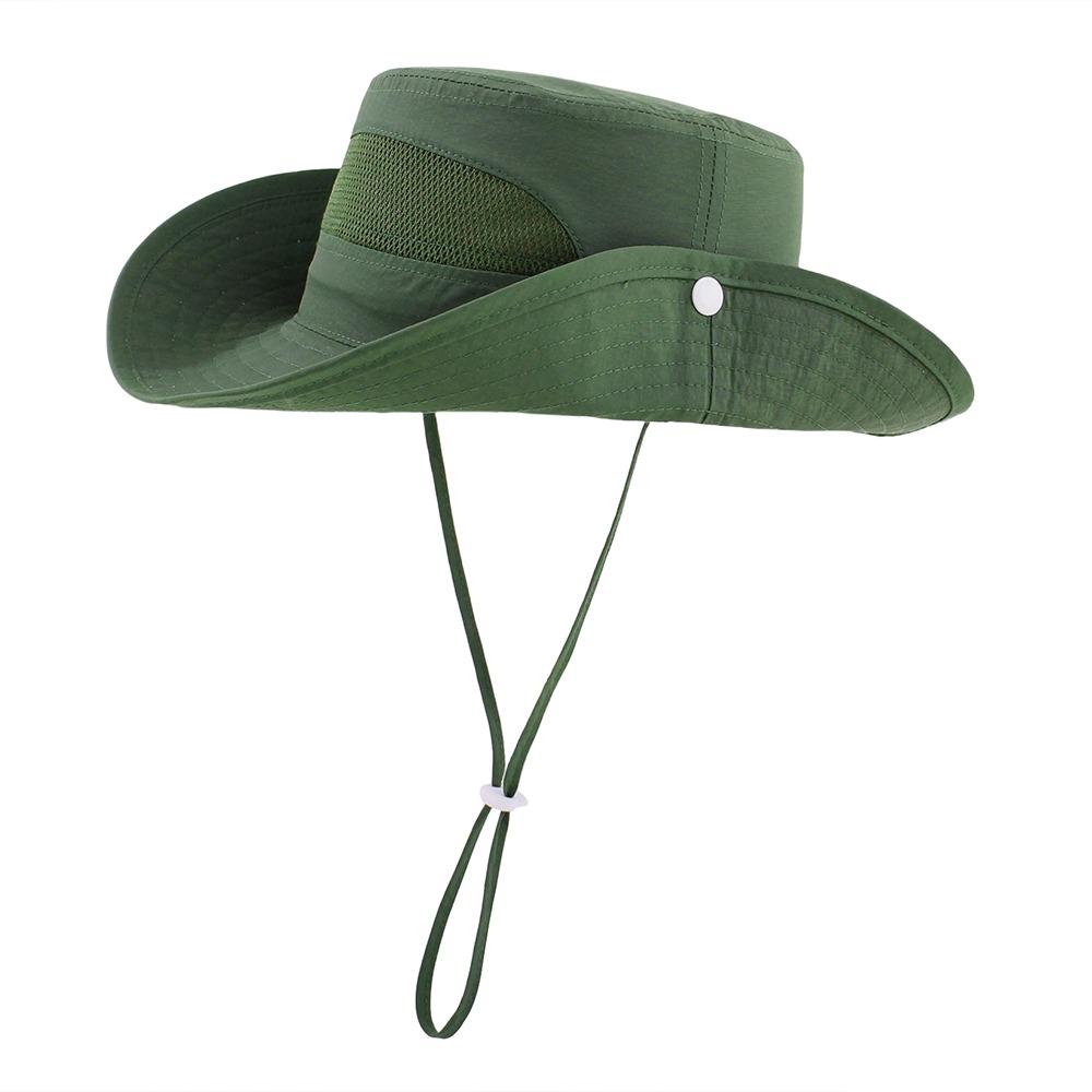 Breathable Children Fisherman Hat Mesh Sun Protection Hat  for Outdoor Activities