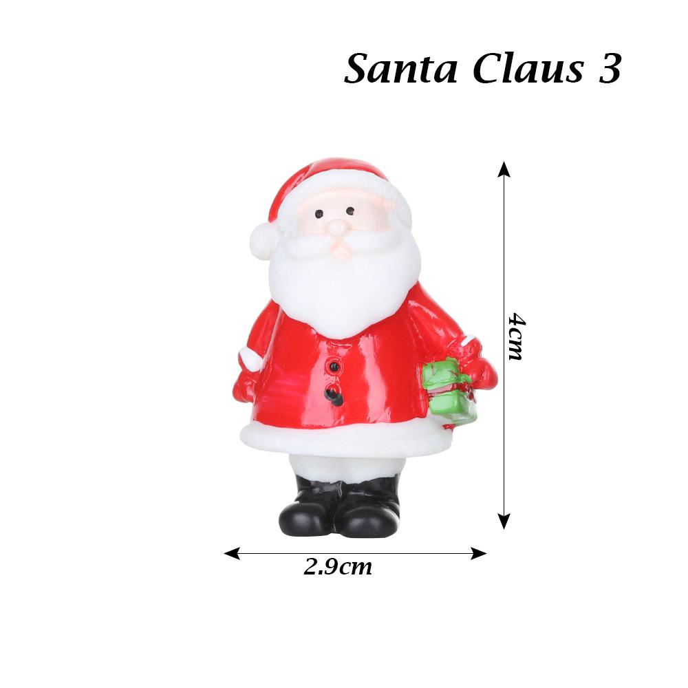 1PC Micro Landscape Toys Fairy Garden Home Decorations Deer Xmas Tree Miniature Snowman Christmas Figurines Santa Claus
