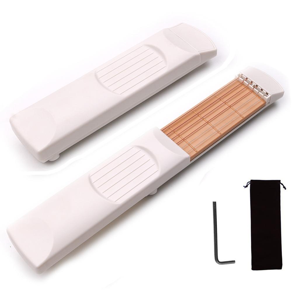 Portable Pocket Guitar 4/6 Fret Guitar Chord Trainer Finger Guitar Aid Tool  Beginners and Children