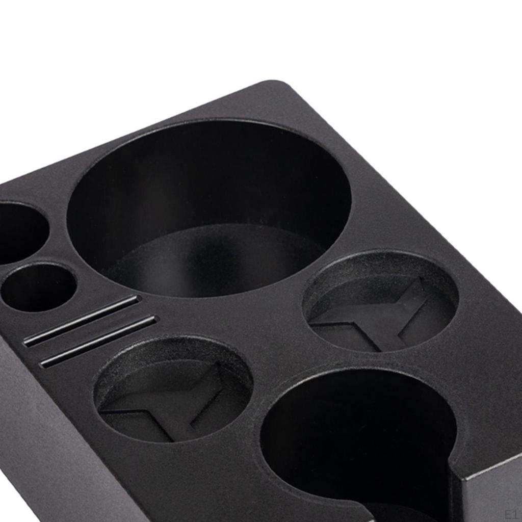 Coffee Holder Espresso Storage Box Universal Tool Non-slip Tamping Station for Countertop