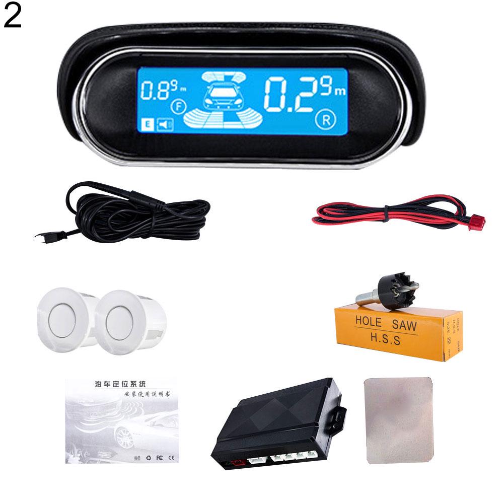 2/4/6/8 Parking Sensors Car Auto Reversing Radar LCD Display Back Side Monitor Car Electronics